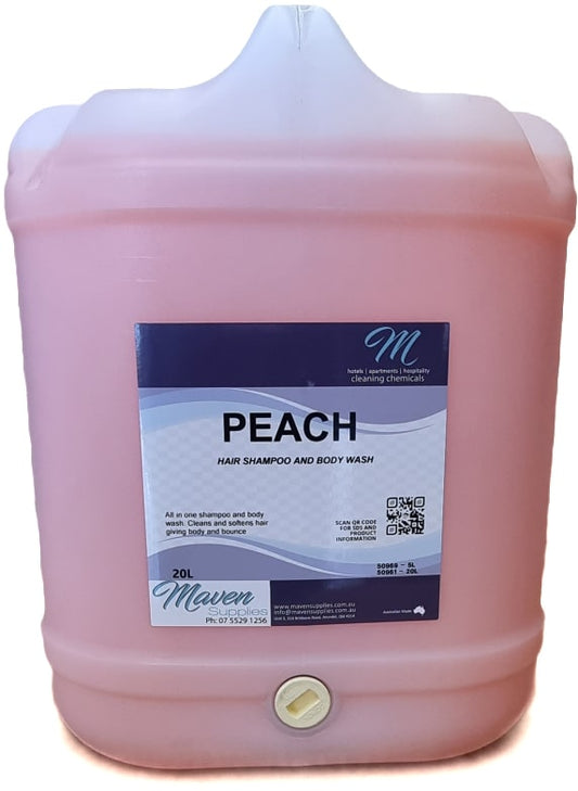 Shampoo & Body Wash Peach 20L
