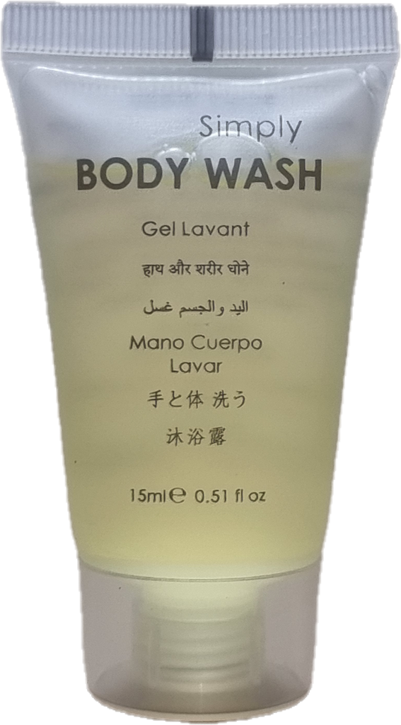 Hotel Mini Body Wash Tube 15mL