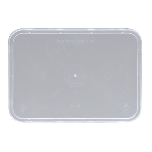 Rectangle Takeaway Container Lids - Microwave Safe