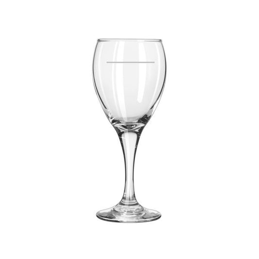 Teardrop White Wine Glass 251mL (with portion control line) x 12 Glasses