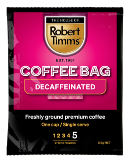 Robert Timms Decaffeinated Coffee Bags x 100