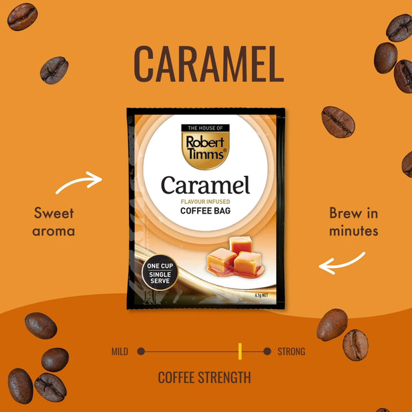 Robert Timms Caramel Coffee Bags x 56