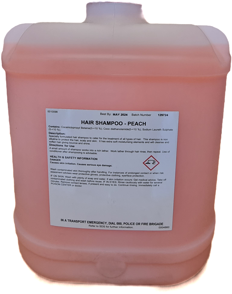 Shampoo & Body Wash Peach 20L