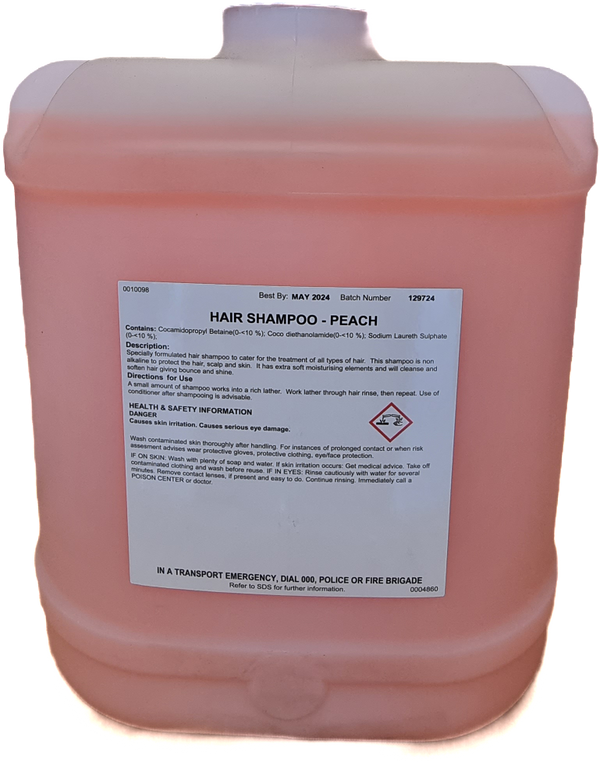 Shampoo & Body Wash Peach 20L