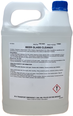 Machine Glass Wash Concentrate