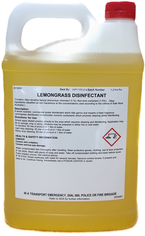 Lemon/Lemongrass Disinfectant