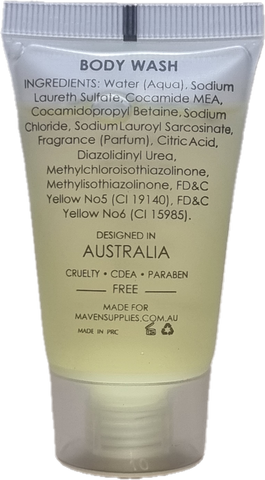Hotel Mini Body Wash Tube 15mL