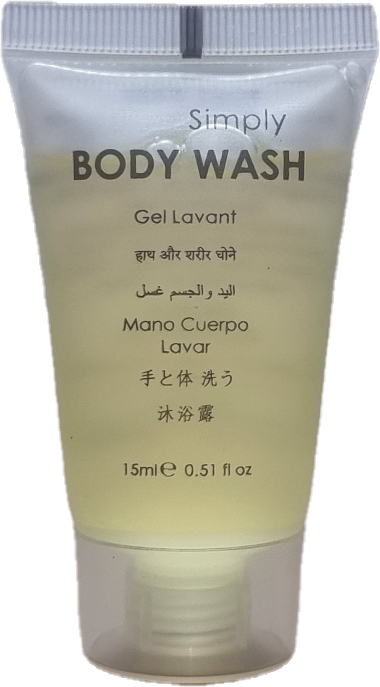 Hotel Mini Body Wash Tube 15mL
