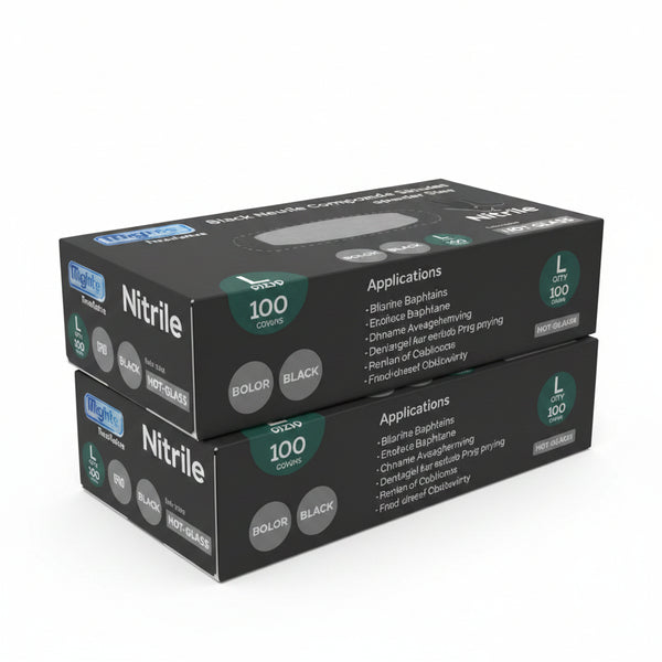 Nitrile Gloves Black