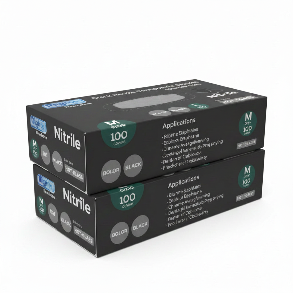 Nitrile Gloves Black