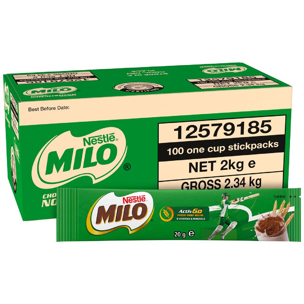 Milo 20g Sachets X 100
