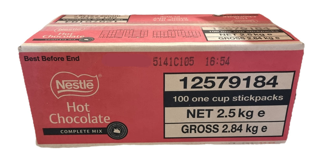 Nestle Hot Chocolate Mix Sachets X 100
