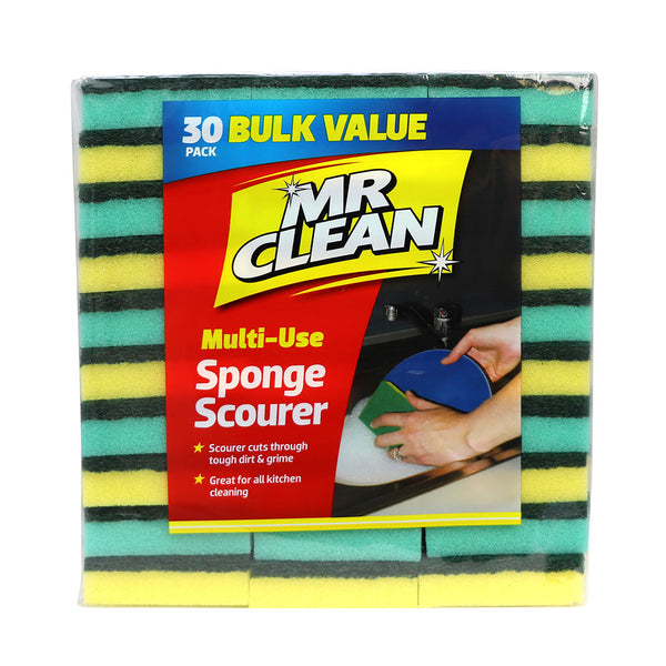 Sponge Scourer Multi-Use  30PK