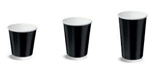 Coffee Cup Black Double Wall