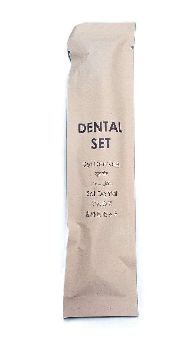 Eco Kraft Bamboo toothbrush & paste