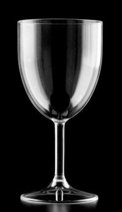 Plastic Wine Glass - Polycarbonate 285mL