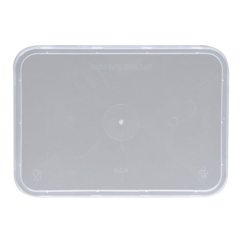 Rectangle Takeaway Container Lids - Microwave Safe