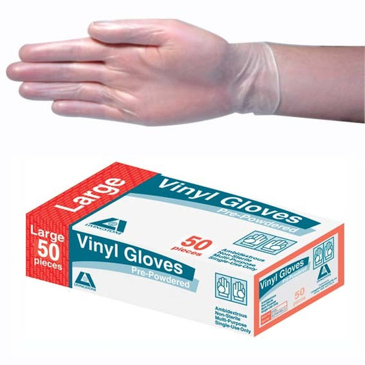 Vinyl Gloves Low Powdered Disposable