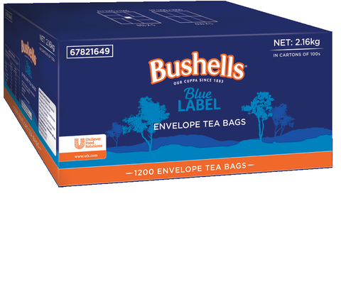 Bushells Enveloped Tea Bags x 1200