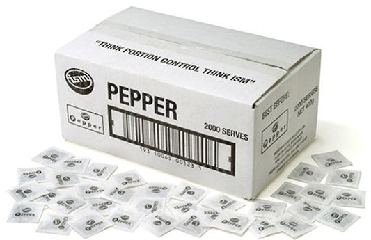Individual Pepper Sachets x 2000