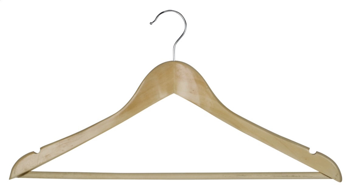 Wooden Coat Hangers - with Hook