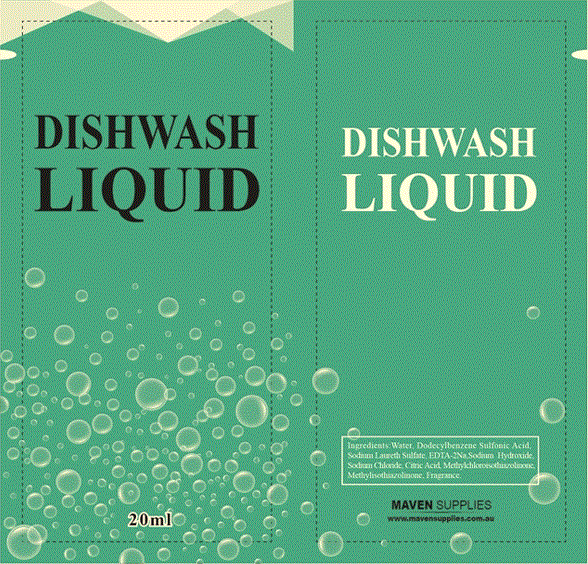 Dishwash Liquid Sachet 20ml x 300