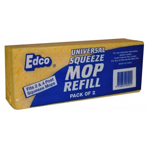 Edco Universal Squeeze Mop Refill Pack of 2