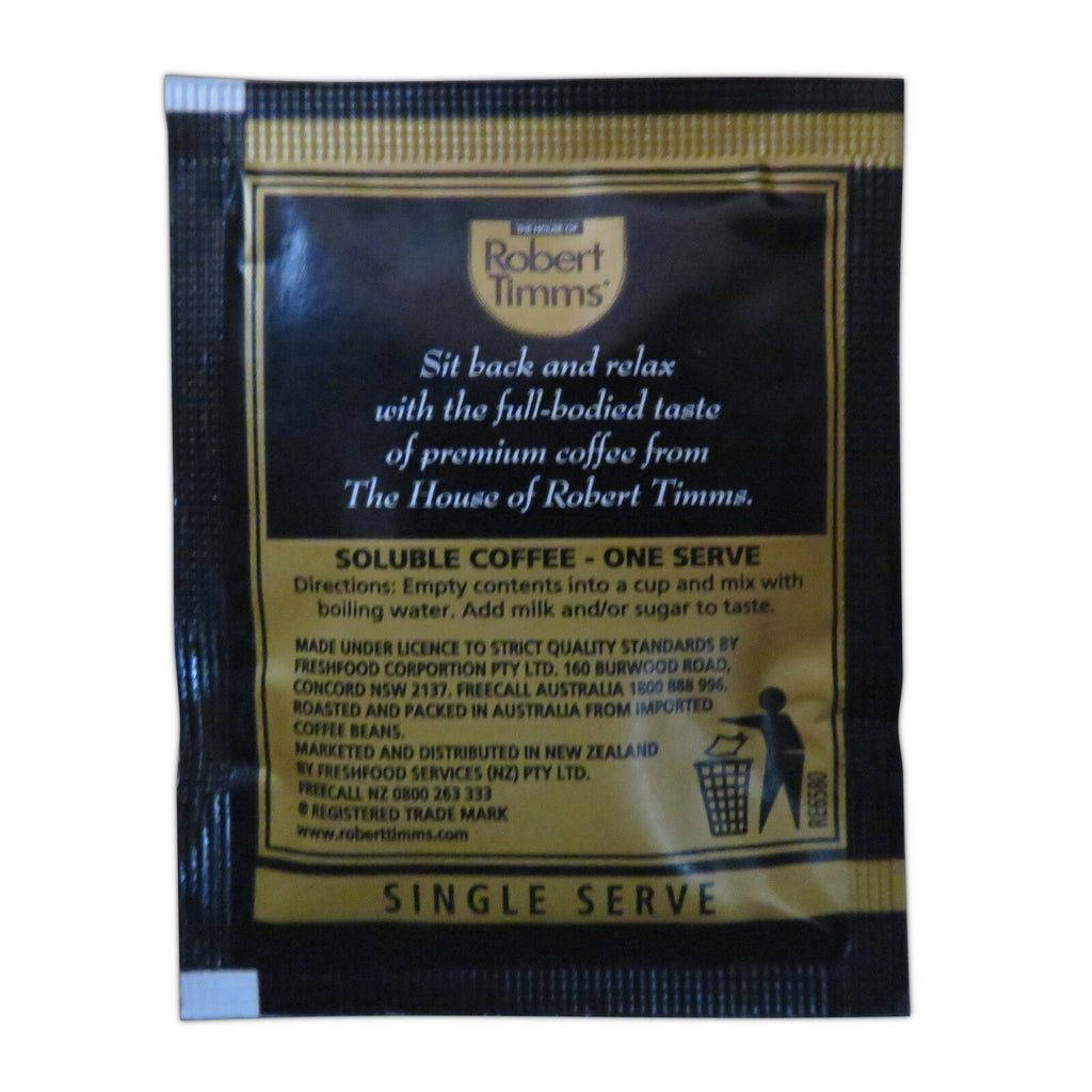 Robert Timms Hotel Coffee Sachets x 1000