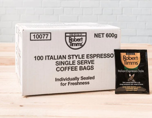 Robert Timms Italian Espresso Coffee Bags