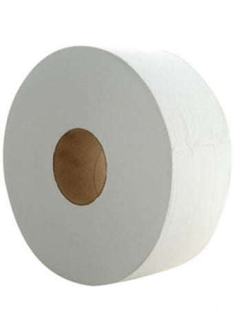 Jumbo Commercial Toilet Paper - 8 Rolls of Premium 2 ply