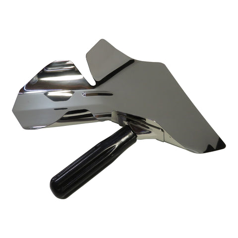 Stainless Steel Chip Bagger / Scoop Right Handed