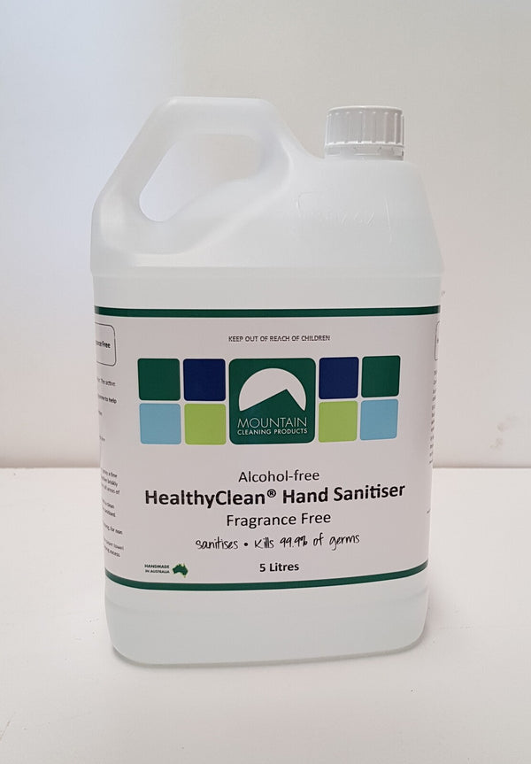 Healthy Clean LIME & FRAGRANCE FREE Waterless Hand Sanitiser RUB 5L / 20L