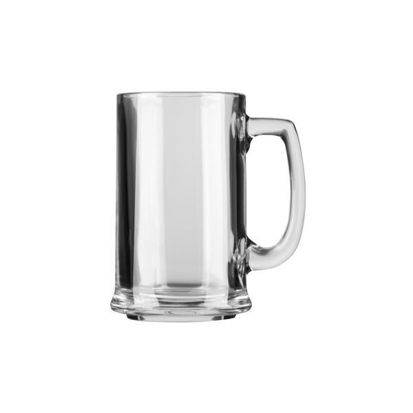Handled Glass Mug 444mL x 12 Mugs