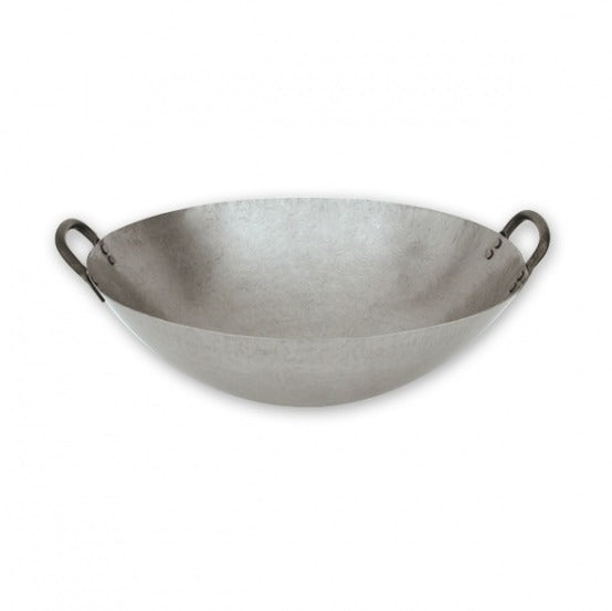 Chinese Carbon Steel / Iron Wok 43cm